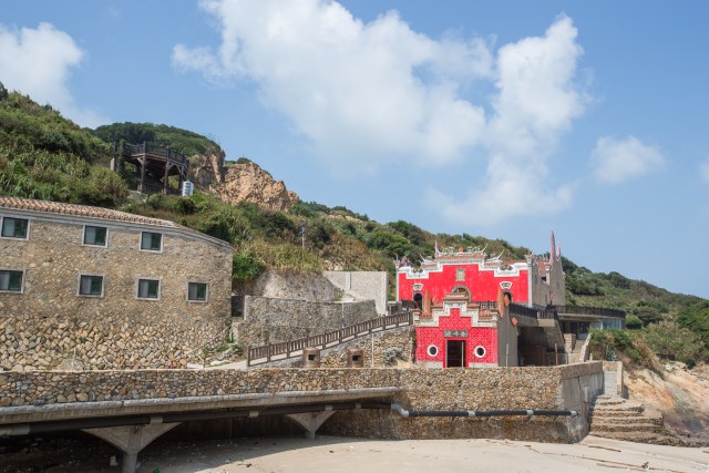 牛角集落近距離撮影