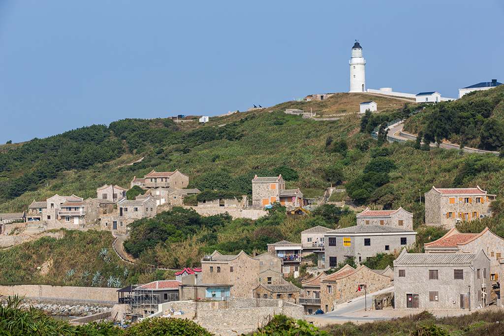 福證聚落坐落在東莒島燈塔的山坡下