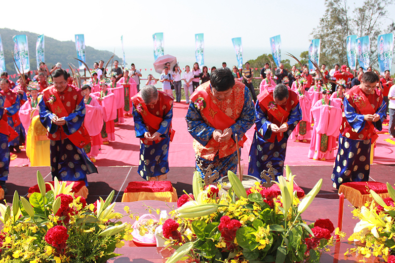 祈求媽祖娘娘護佑島民、保境平安